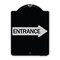 Signmission Right Arrow Entrance Heavy-Gauge Aluminum Architectural Sign, 24" H, BS-1824-24234 A-DES-BS-1824-24234 - alternate 1